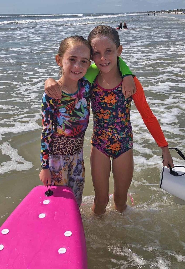 One-piece rashguard girls swimwear