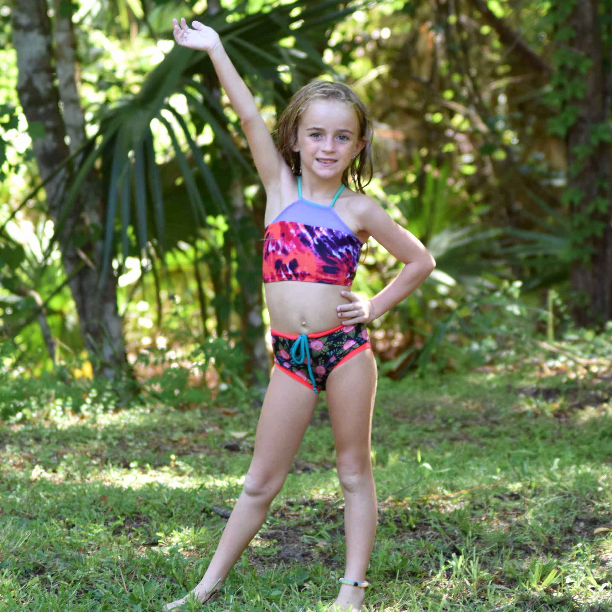 Mini Brohdi Swim Bottoms For Girls - Eco-Friendly Swimwear | Savage Swim –  SavageSwim